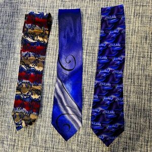 2 j Garcia and one grateful dead silk ties